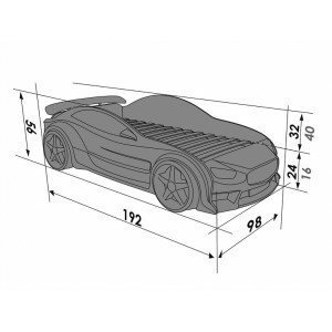 Auto-Voodi Evo Beta 3D Roheline Auto-voodid